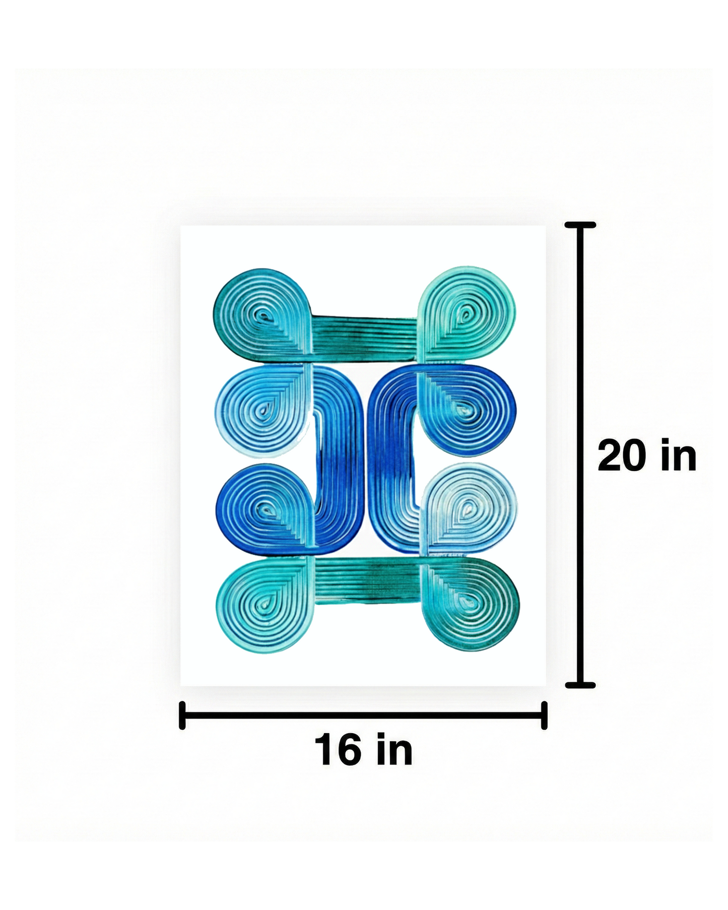 Design #11 - Green Blue White