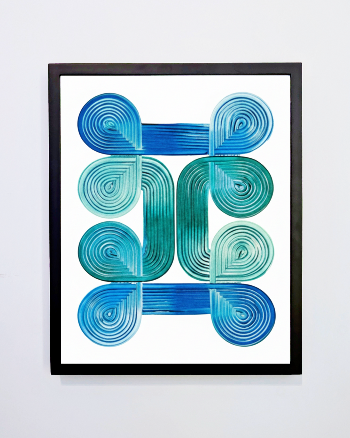 Design #11 - Blue Green White
