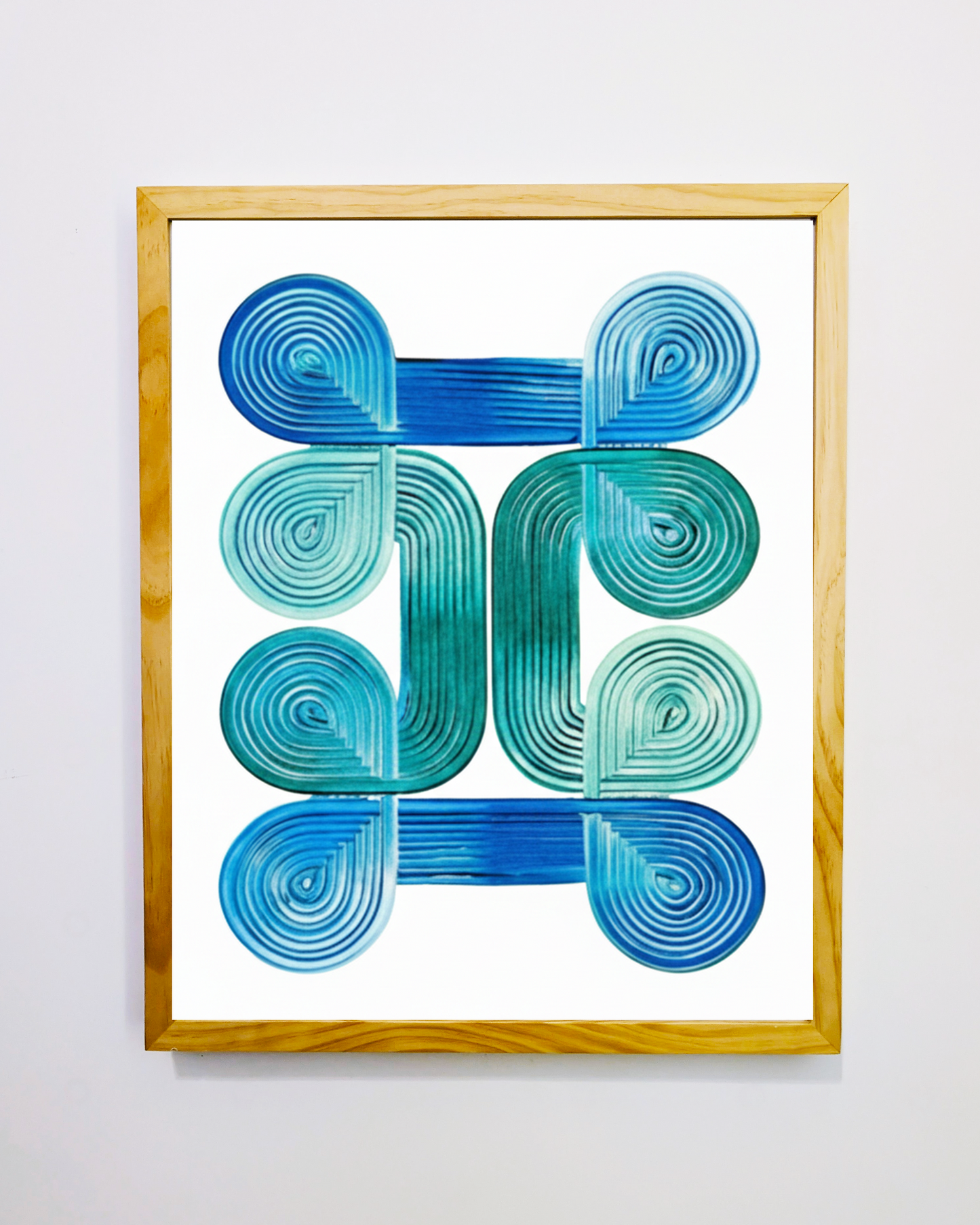 Design #11 - Blue Green White