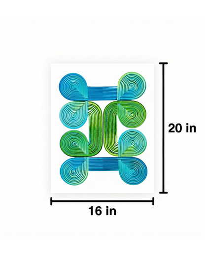 Design #11 - Blue Green White 2