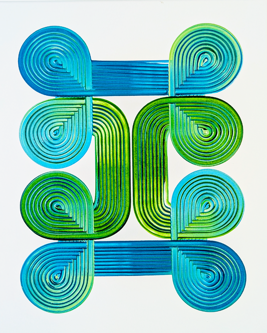 Design #11 - Blue Green White 2