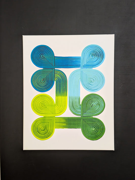 Design #11 - Green Blue