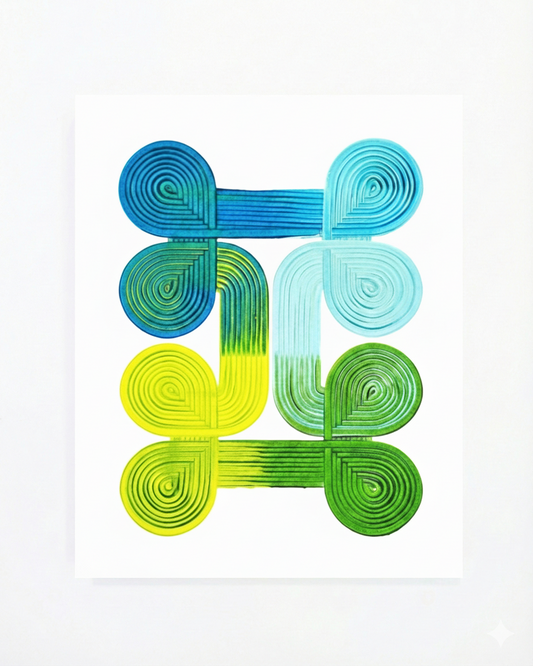 Design #11 - Green Blue