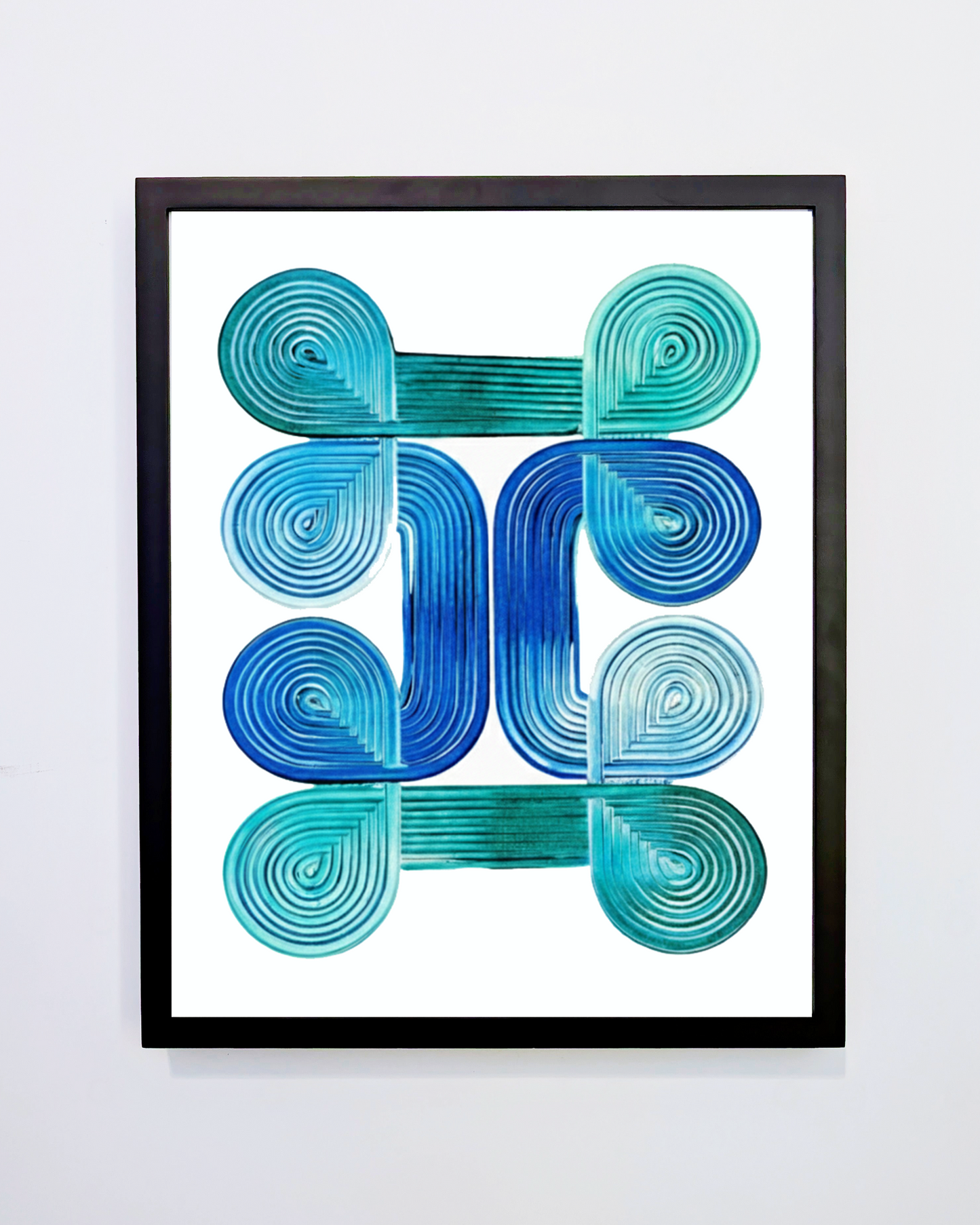 Design #11 - Green Blue White