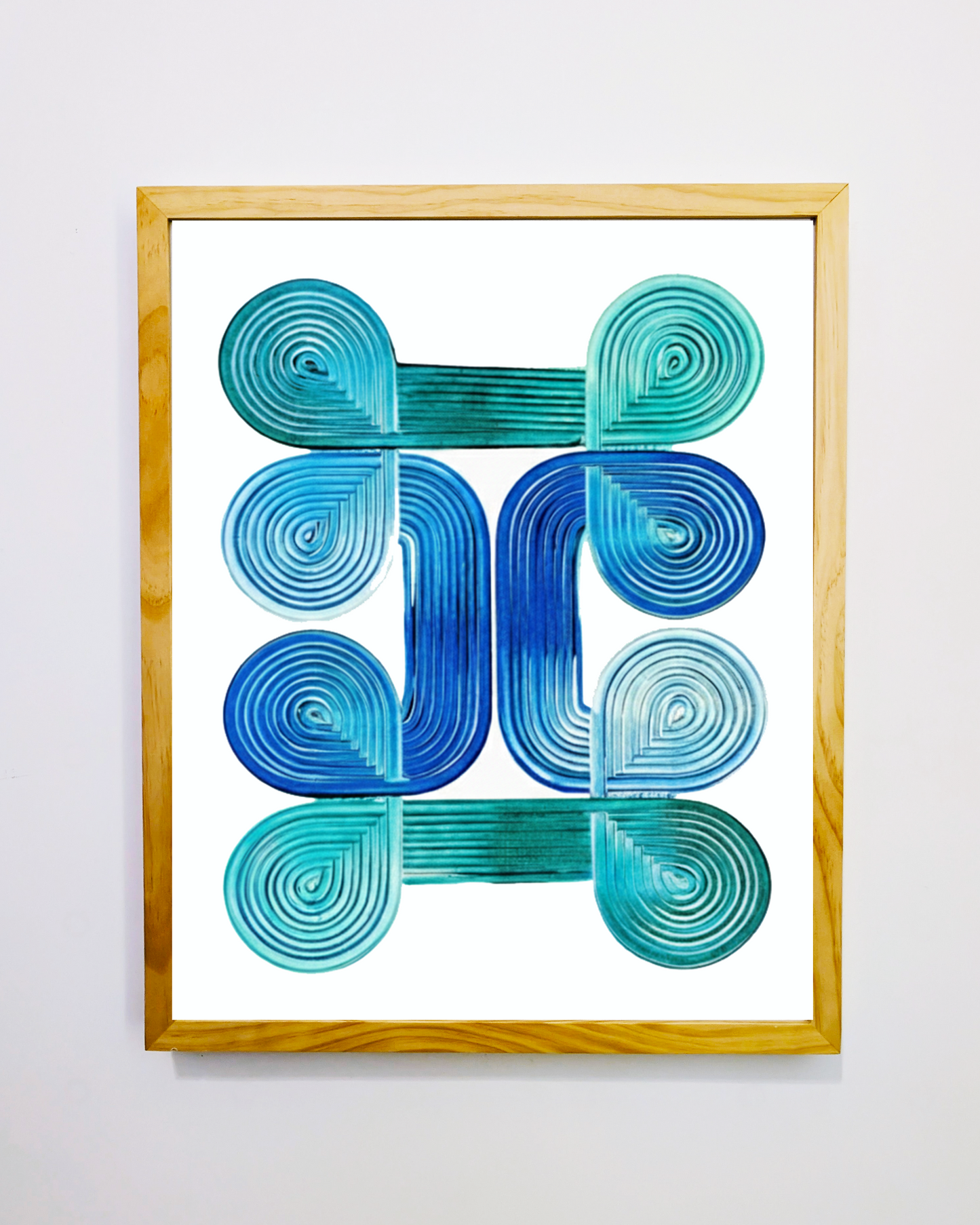 Design #11 - Green Blue White