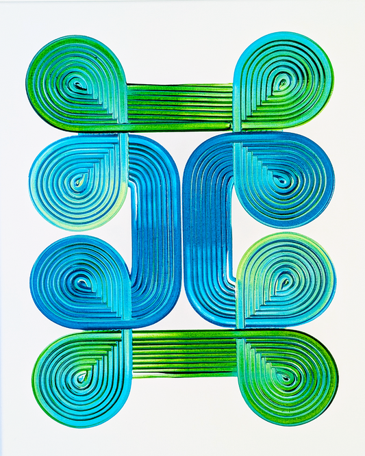 Design #11 - Green Blue White 2