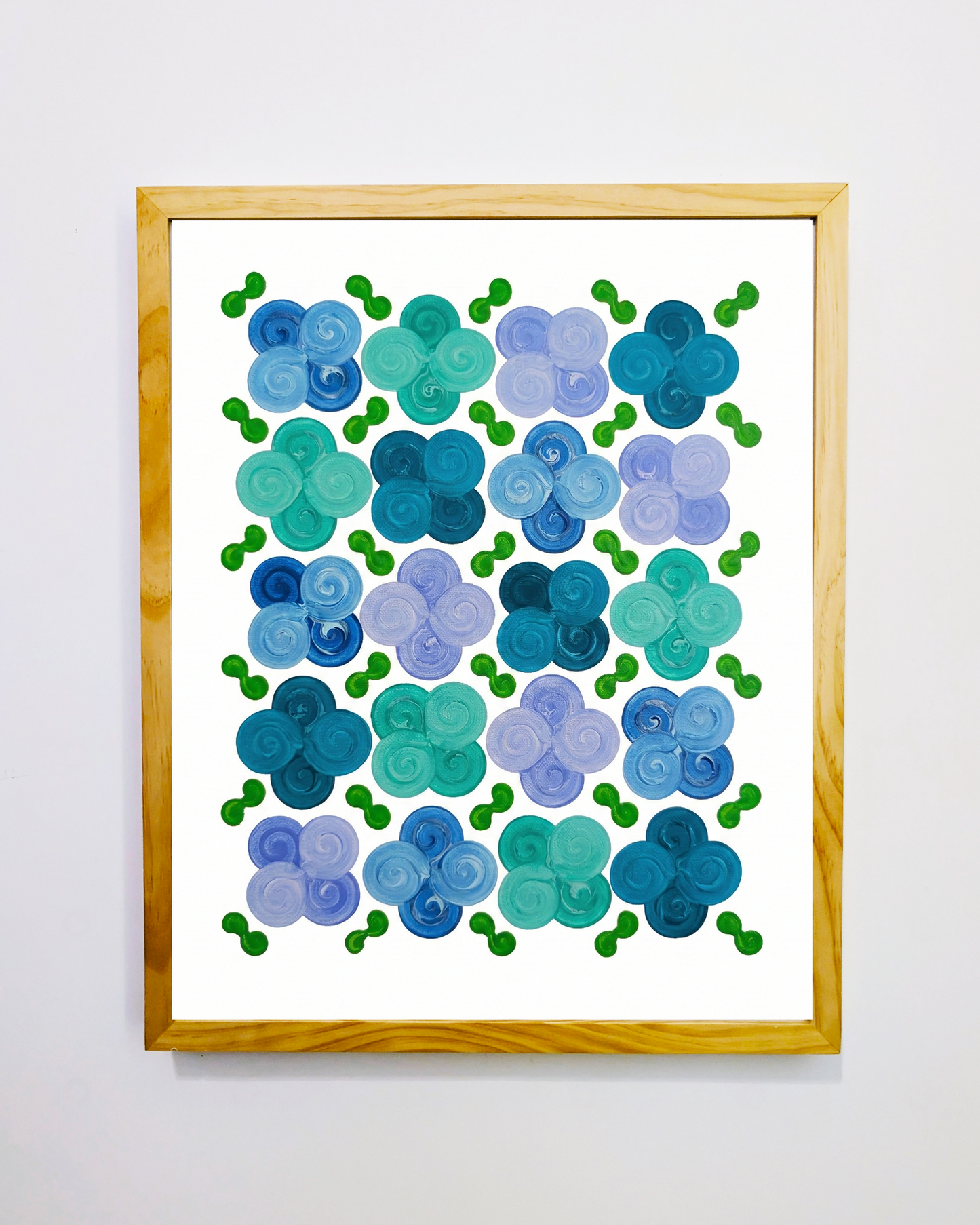 Design #13 - Floral - Blue 1