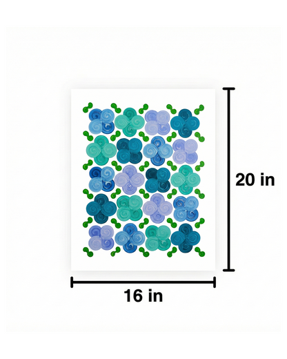 Design #13 - Floral - Blue 1