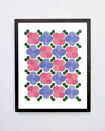 Design #13 - Floral - Pink Purple