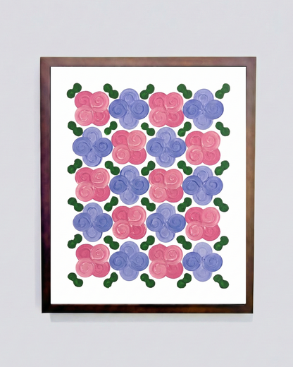 Design #13 - Floral - Pink Purple