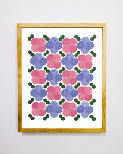 Design #13 - Floral - Pink Purple