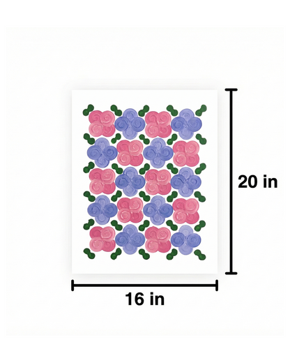 Design #13 - Floral - Pink Purple