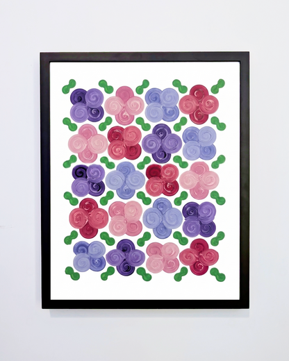 Design #13 - Floral - Red Purple