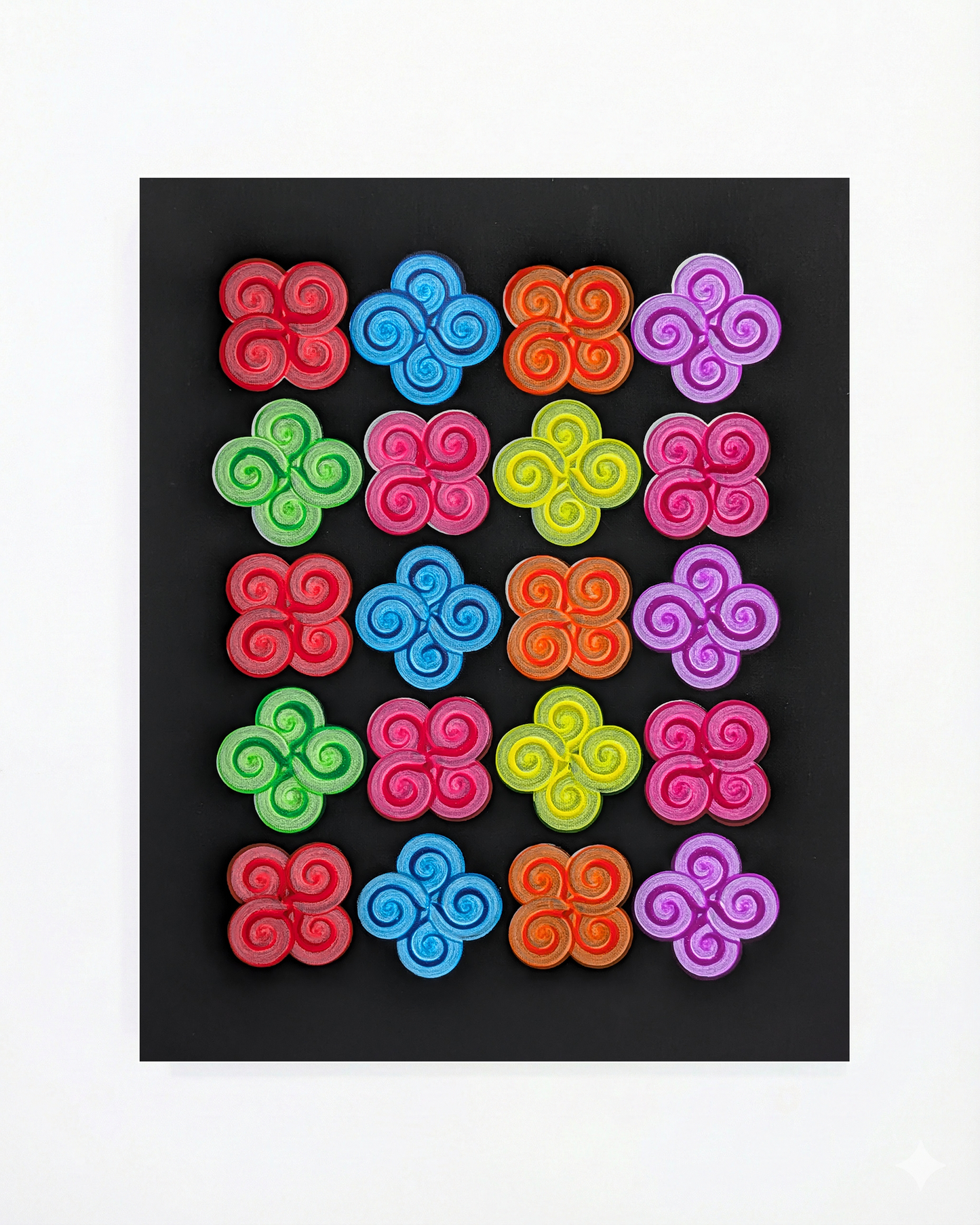 Design #13 - Floral - Fluorescent