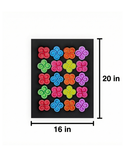 Design #13 - Floral - Fluorescent