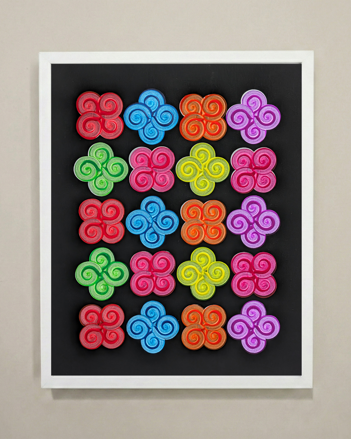 Design #13 - Floral - Fluorescent