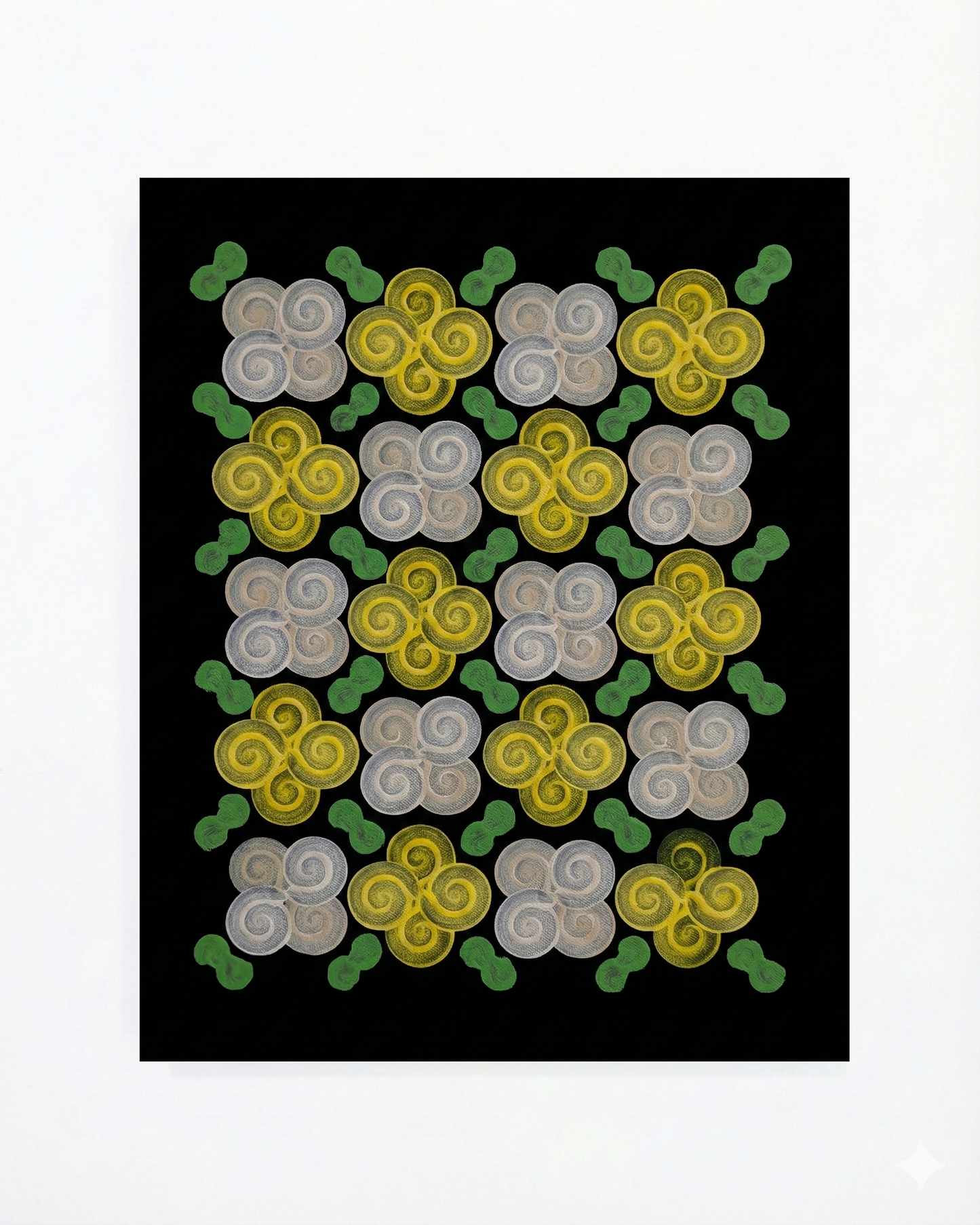 Design #13 - Floral - Yellow White