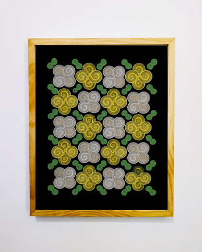Design #13 - Floral - Yellow White