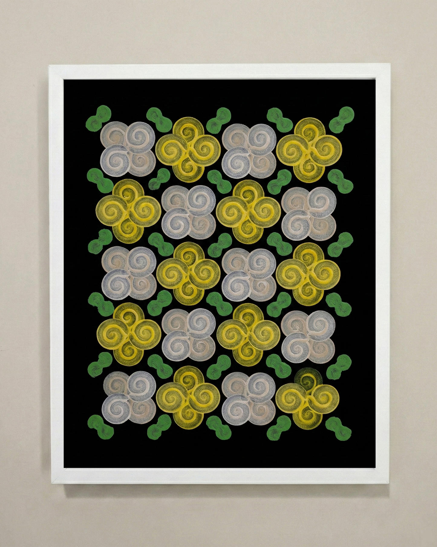 Design #13 - Floral - Yellow White