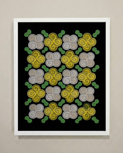 Design #13 - Floral - Yellow White
