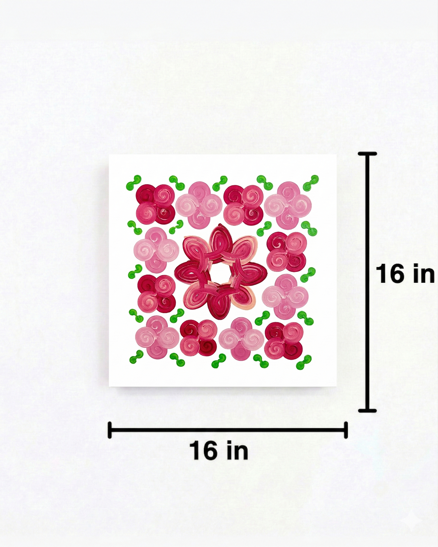 Design #14 - Floral - Red Pink