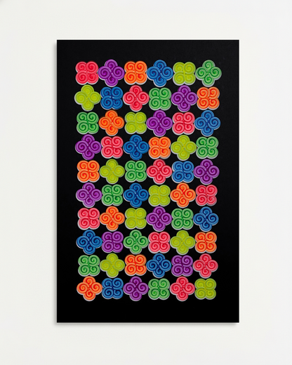 Design #54 - Flower Fluorescent BC