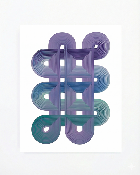 Design #7b - Green Blue Purple 1