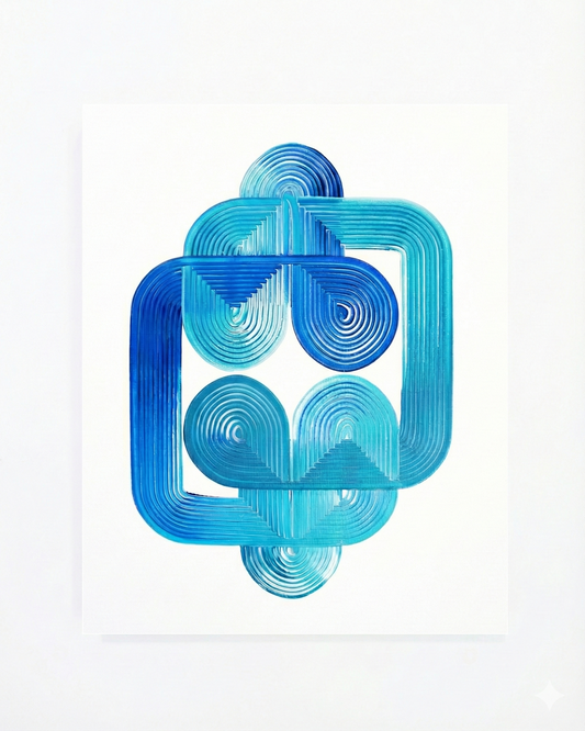 Design #9 - Blue White 1